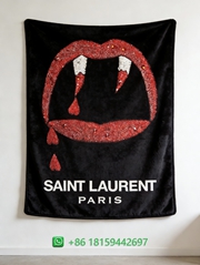Yves Saint Laurent Throw Blankets